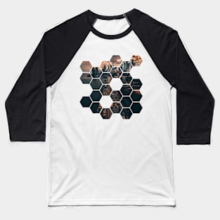 Hexagon city Baseball T-Shirt